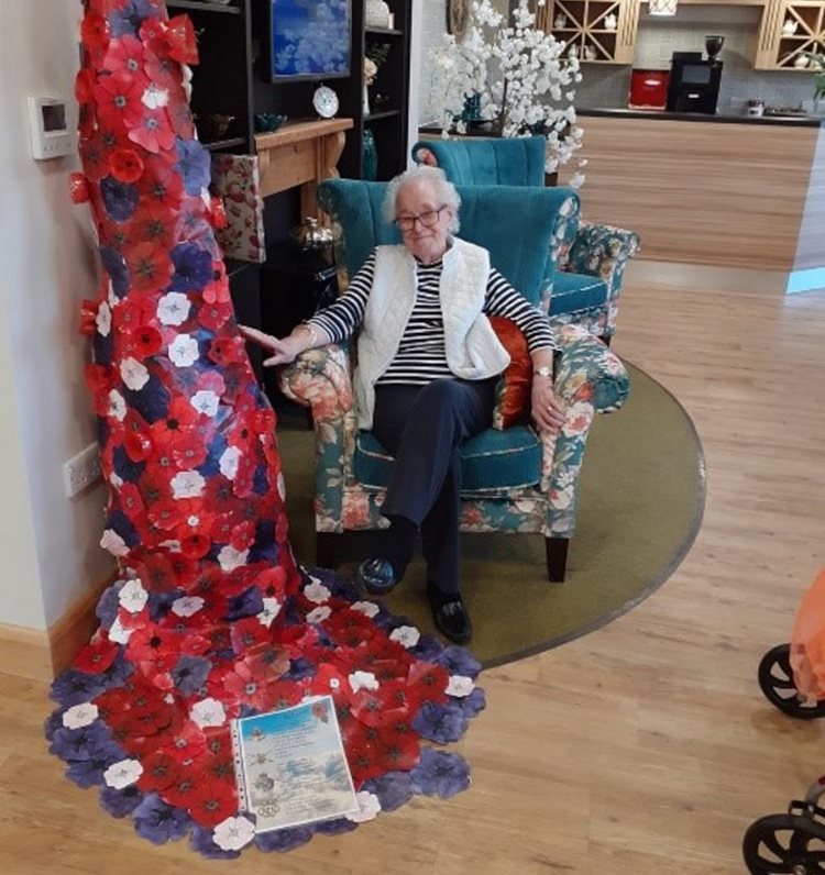 Sidcup care home marks Remembrance Day with special display